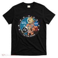 Dogecoin To The Moon Astronaut T-Shirt thumb 0
