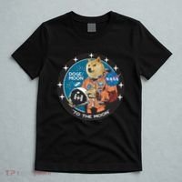 Dogecoin To The Moon Astronaut T-Shirt thumb 5