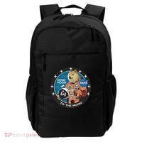 Dogecoin To The Moon Astronaut Backpack thumb 0