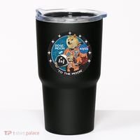 Dogecoin To The Moon Astronaut Tumbler thumb 0