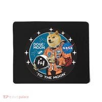 Dogecoin To The Moon Astronaut Mousepad thumb 0