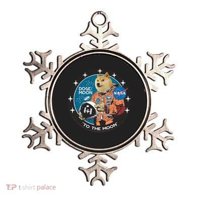 Dogecoin To The Moon Astronaut Ornament