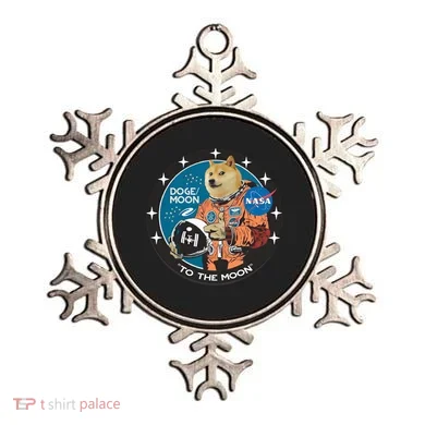 Dogecoin To The Moon Astronaut Ornament