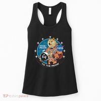Dogecoin To The Moon Astronaut Women's Tank Top thumb 0
