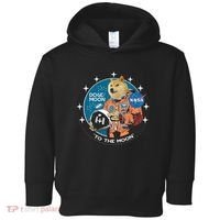 Dogecoin To The Moon Astronaut Toddler Hoodie thumb 0