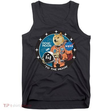 Dogecoin To The Moon Astronaut Tank Top