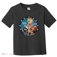 Dogecoin To The Moon Astronaut Toddler T-Shirt thumb 0