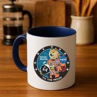 Dogecoin To The Moon Astronaut Coffee Mug thumb 4