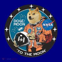 Dogecoin To The Moon Astronaut Coffee Mug thumb 5
