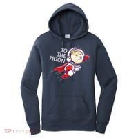 Dogecoin To The Moon Coin Crypto Currency Super Astronaut Women's Hoodie thumb 0