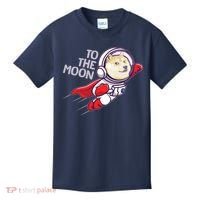 Dogecoin To The Moon Coin Crypto Currency Super Astronaut Kids T-Shirt thumb 0