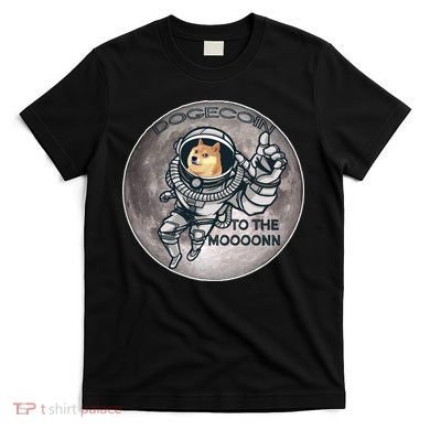Dogecoin To the Moon Doge T-Shirt