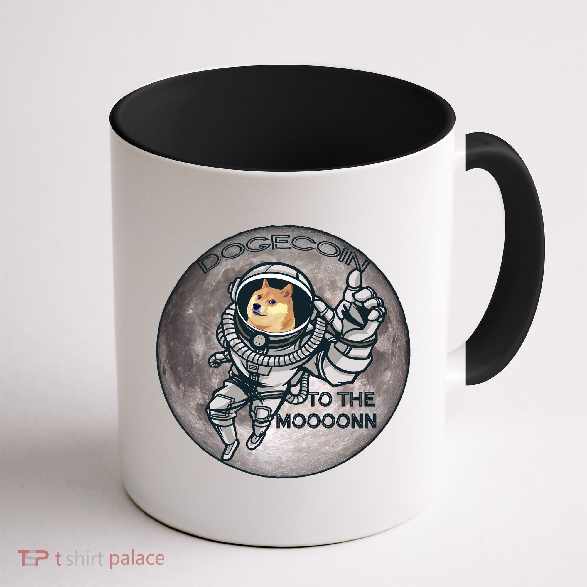 Dogecoin To the Moon Doge Coffee Mug