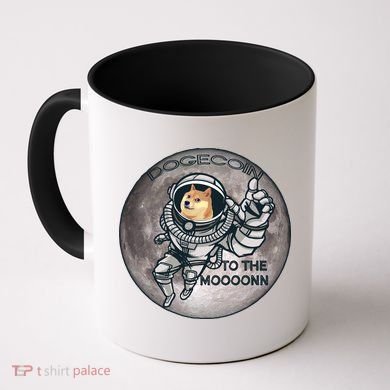 Dogecoin To the Moon Doge Coffee Mug