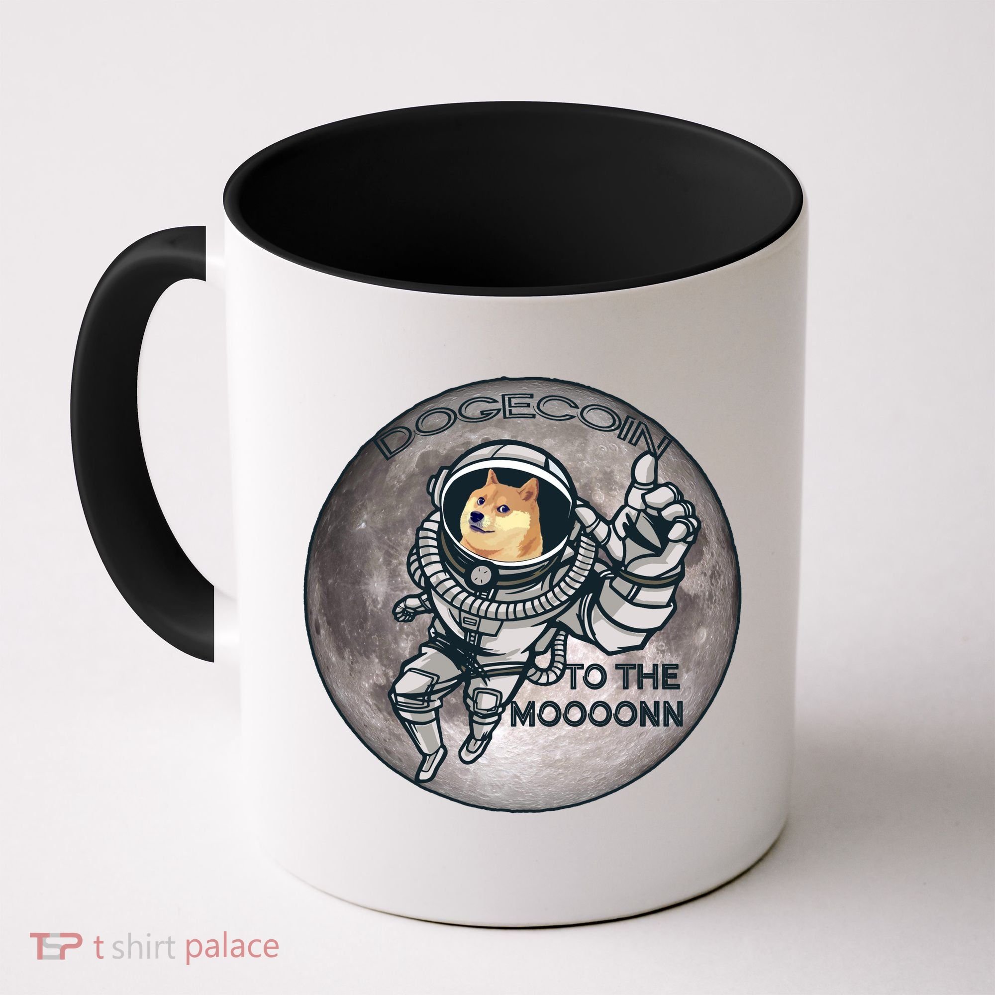 Dogecoin To the Moon Doge Coffee Mug