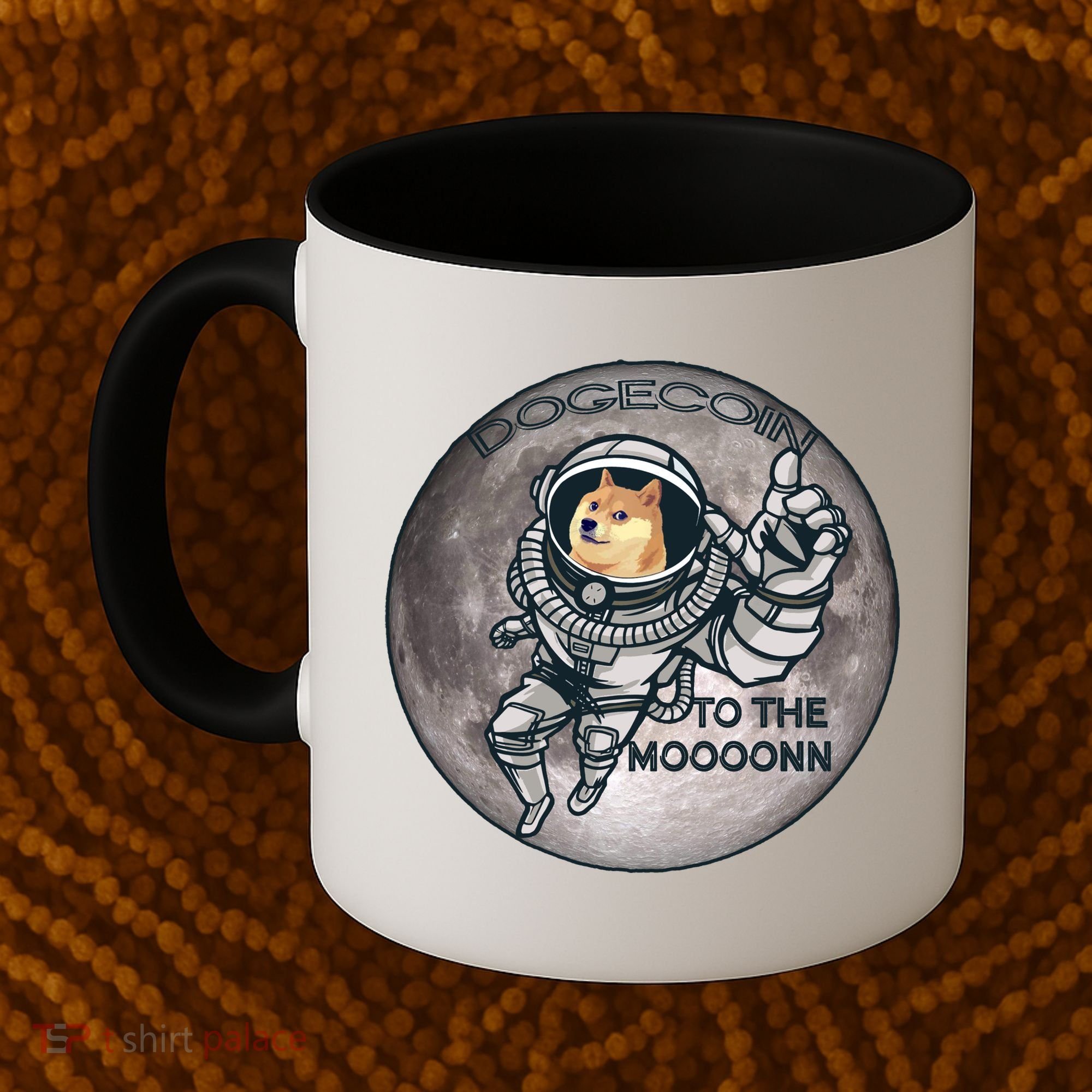 Dogecoin To the Moon Doge Coffee Mug