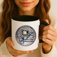 Dogecoin To the Moon Doge Coffee Mug thumb 3