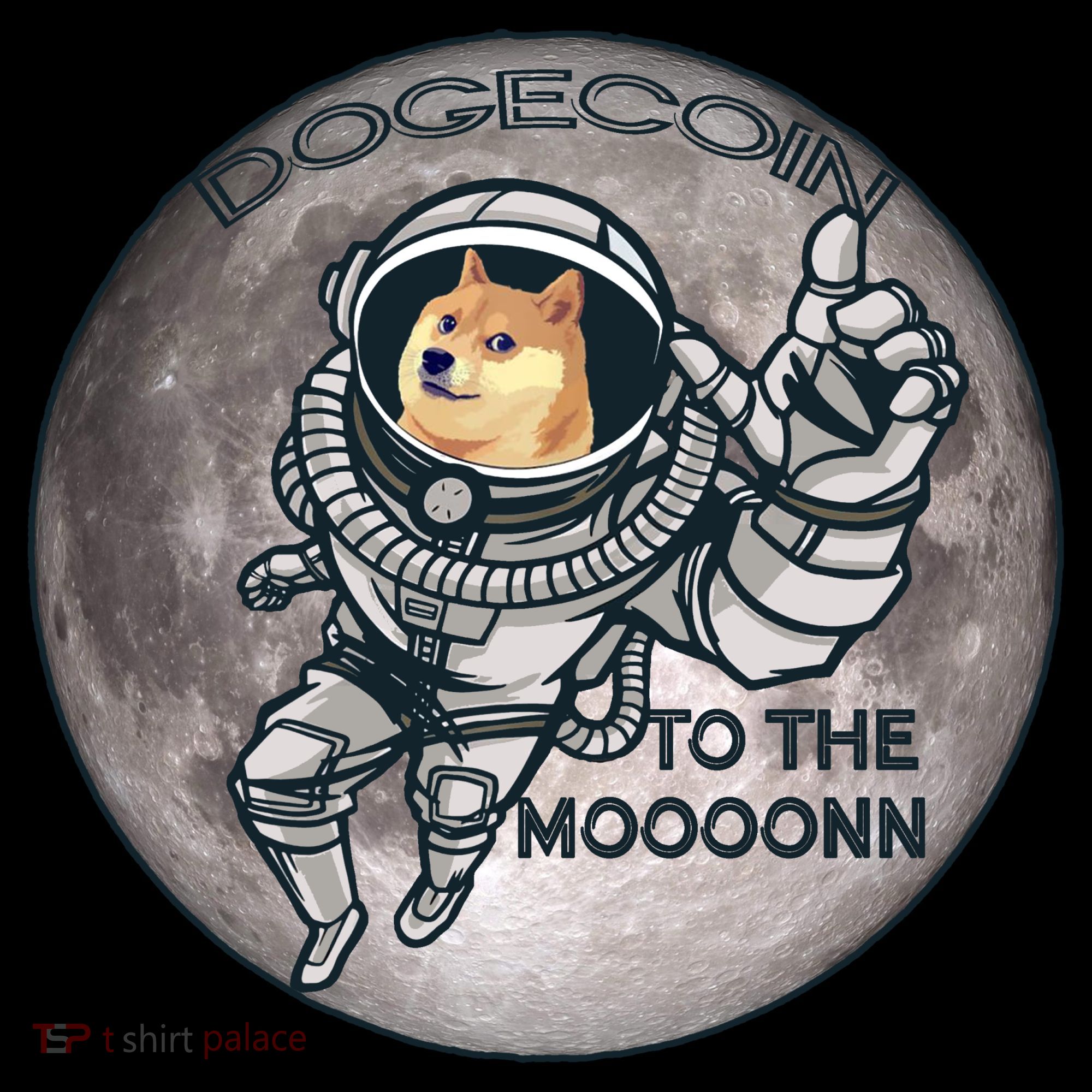 Dogecoin To the Moon Doge Coffee Mug