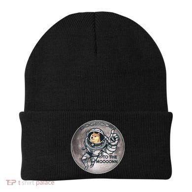 Dogecoin To the Moon Doge Beanie