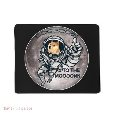 Dogecoin To the Moon Doge Mousepad