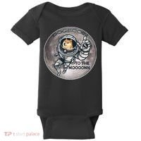 Dogecoin To the Moon Doge Baby Bodysuit thumb 0