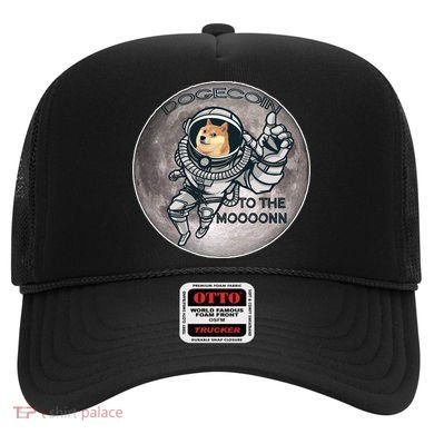Dogecoin To the Moon Doge Hat