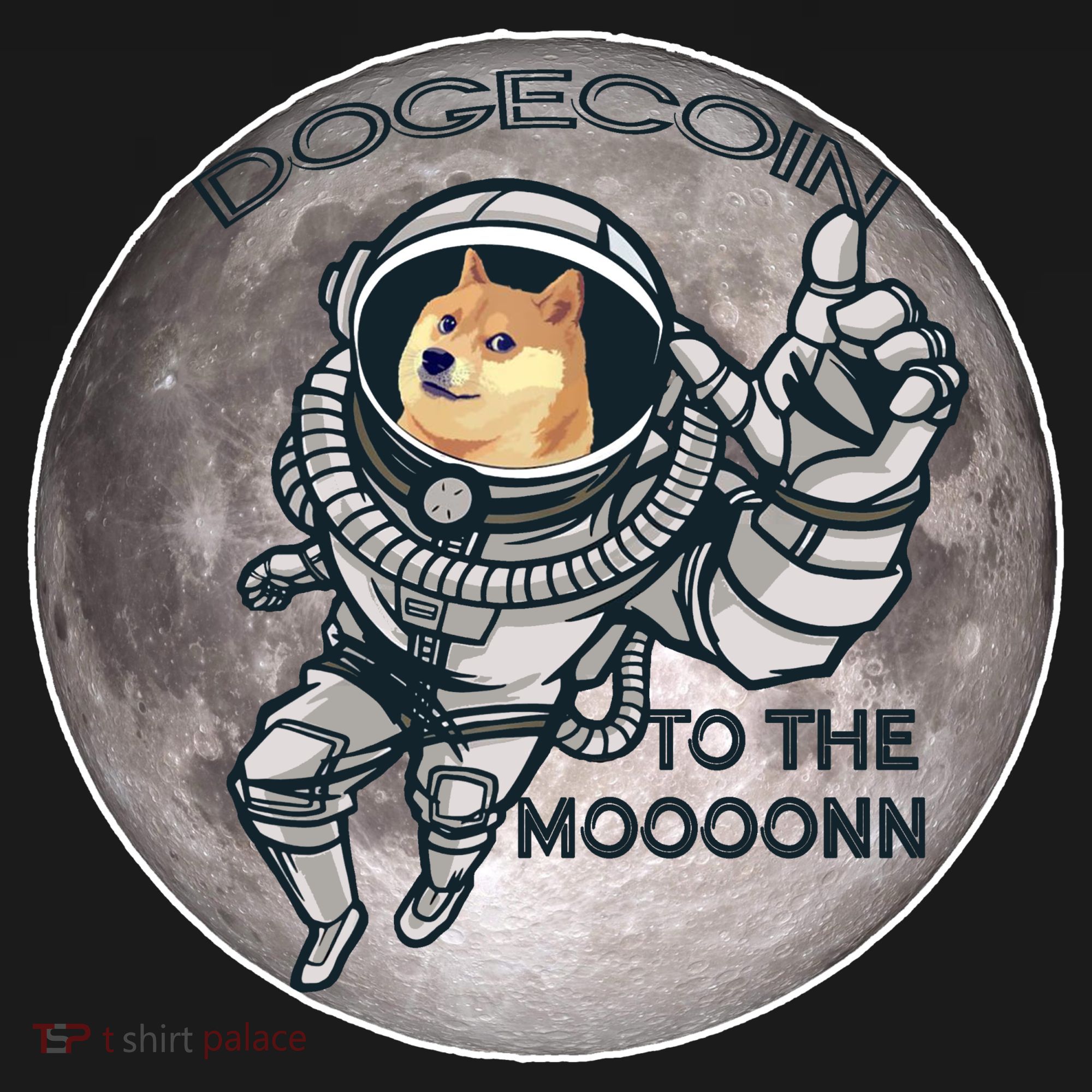 Dogecoin To the Moon Doge Visor