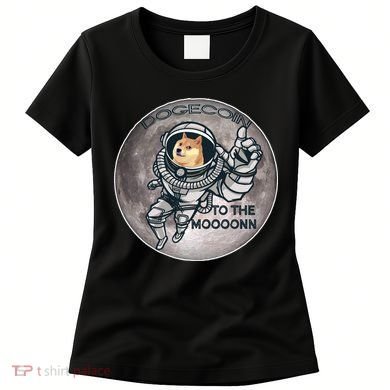 Dogecoin To the Moon Doge Women's T-Shirt