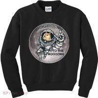 Dogecoin To the Moon Doge Kids Sweatshirt thumb 0