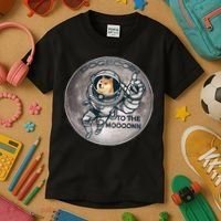 Dogecoin To the Moon Doge Kids T-Shirt thumb 3