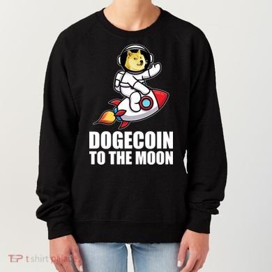 DogeCoin To The Moon Doge Crypto Women's Sweatshirt