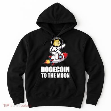 DogeCoin To The Moon Doge Crypto Hoodie