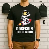 DogeCoin To The Moon Doge Crypto T-Shirt thumb 6