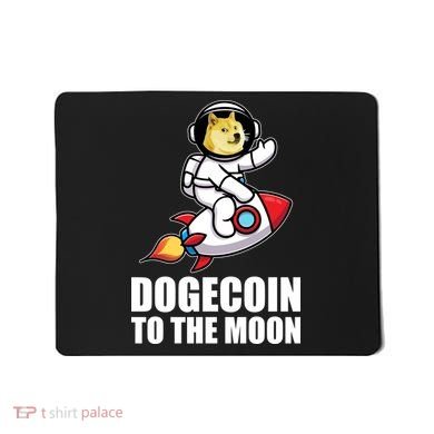 DogeCoin To The Moon Doge Crypto Mousepad