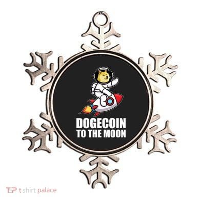 DogeCoin To The Moon Doge Crypto Ornament