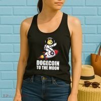 DogeCoin To The Moon Doge Crypto Women's Tank Top thumb 2