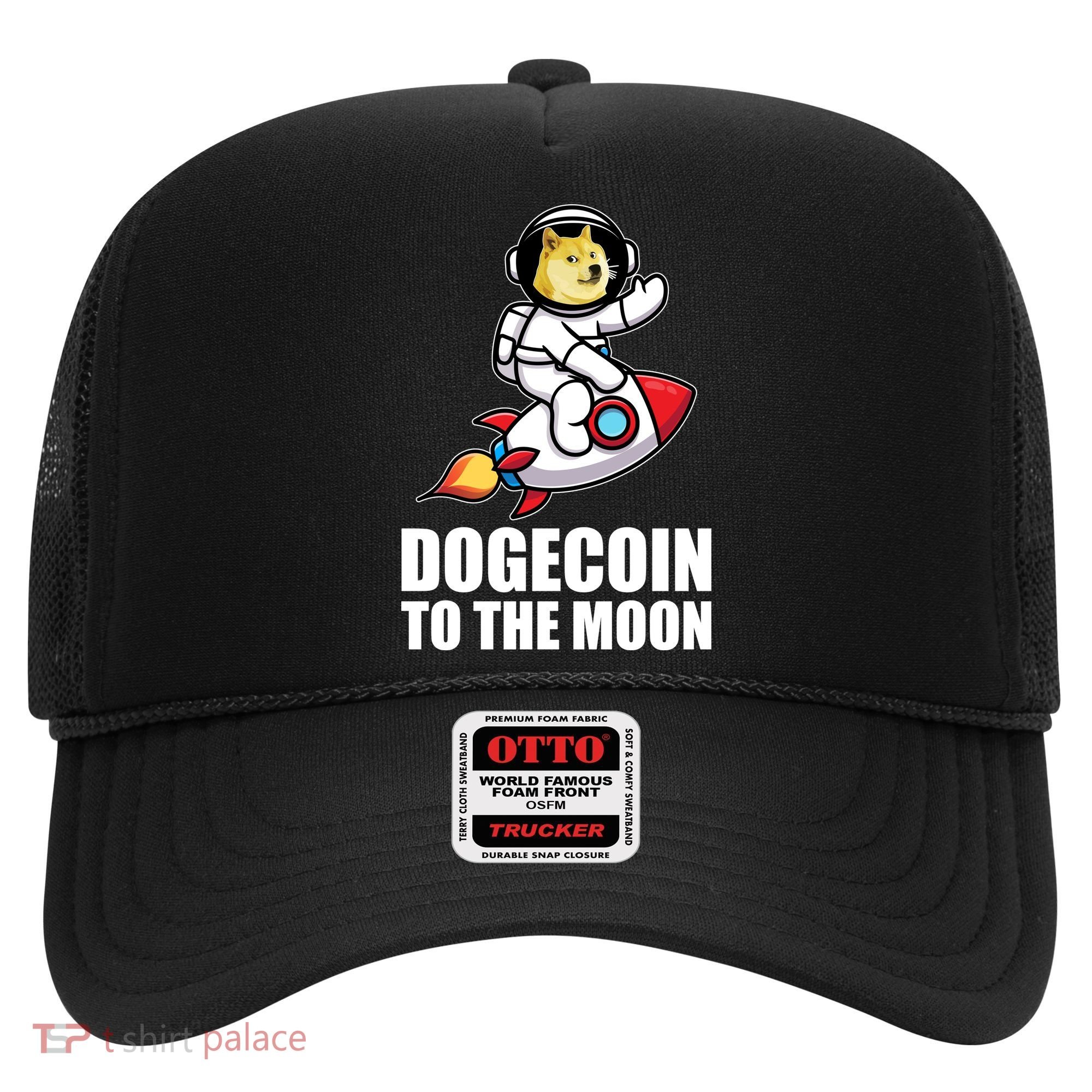 DogeCoin To The Moon Doge Crypto Hat