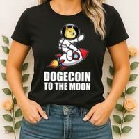 DogeCoin To The Moon Doge Crypto Women's T-Shirt thumb 2