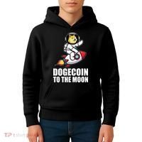 DogeCoin To The Moon Doge Crypto Kids Hoodie thumb 4