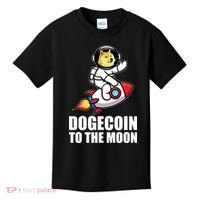 DogeCoin To The Moon Doge Crypto Kids T-Shirt thumb 0