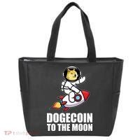 DogeCoin To The Moon Doge Crypto Tote Bag thumb 0