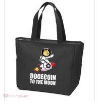 DogeCoin To The Moon Doge Crypto Tote Bag thumb 3