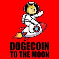 DogeCoin To The Moon Doge Crypto Santa Hat thumb 1