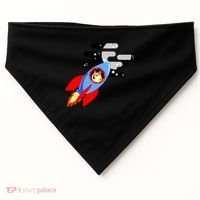 Dogecoin To the Moon Hodl Crypto Currency USA-Made Doggie Bandana thumb 0