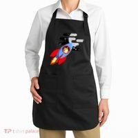 Dogecoin To the Moon Hodl Crypto Currency Apron thumb 2