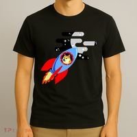 Dogecoin To the Moon Hodl Crypto Currency T-Shirt thumb 3