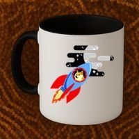 Dogecoin To the Moon Hodl Crypto Currency Coffee Mug thumb 2