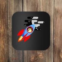 Dogecoin To the Moon Hodl Crypto Currency Coaster thumb 0