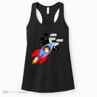 Dogecoin To the Moon Hodl Crypto Currency Women's Tank Top thumb 0