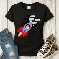 Dogecoin To the Moon Hodl Crypto Currency Women's T-Shirt thumb 3